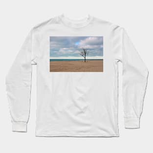 A tree by the lake. Long Sleeve T-Shirt